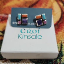 Load image into Gallery viewer, Croi Kinsale Colorful Geometric Earrings By Emilio Sotelo