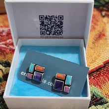Load image into Gallery viewer, Croi Kinsale Colorful Geometric Earrings By Emilio Sotelo