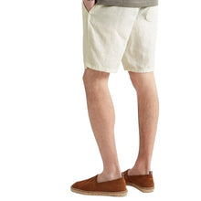 Load image into Gallery viewer, Onia NOAH Drawstring 100% Linen Shorts, Natural White, size Medium