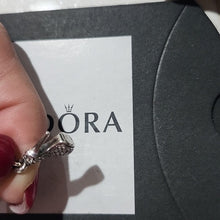 Load image into Gallery viewer, Pandora Retired Sterling Silver Sparkling Stiletto Shoe Dangle Charm 791536cz