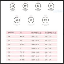 Load image into Gallery viewer, Pandora Blue Square Sparkle Halo Ring 198863c02 size 56