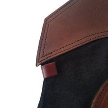 Load image into Gallery viewer, Vintage Tooled Leather + Suede Horse Horseshoe Purse Bag