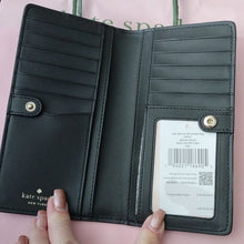 Load image into Gallery viewer, Kate Spade Staci Glimmer Dot Large Printed Card Case Wallet