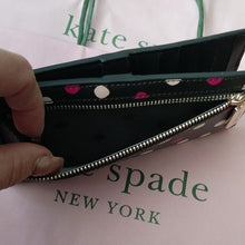 Load image into Gallery viewer, Kate Spade Staci Glimmer Dot Large Printed Card Case Wallet