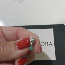 Load image into Gallery viewer, Pandora Retired Sterling Silver Chrysoprase May Birthstone Dangle - 790166CH