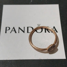 Load image into Gallery viewer, Pandora Rose™ Radiant Elegance Ring with Clear Zirconia - 180986CZ, Size 9