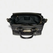 Load image into Gallery viewer, Coach 87295 Pebble Leather Swagger 27 Satchel Bag Purse, LI/Black