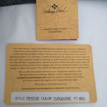 Load image into Gallery viewer, Patricia Nash P815133 Tooled Turquoise Leather Canicella Crossbody Purse…