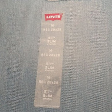 Load image into Gallery viewer, Levi's Big Boys 511 Slim Stretch Denim Blue Jeans, Dallas, 16 Regular 28x28
