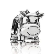 Load image into Gallery viewer, Pandora Retired Sterling Silver Cow Animal Bead - 790565