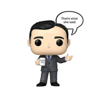 Load image into Gallery viewer, The Office Michael Scott (That's What She Said) Funko Pop! #1773 w/Protector