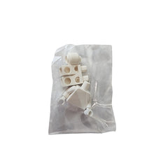 Load image into Gallery viewer, LEGO Minifigure Plain All White Monochrome Head Body Torso Arms Hands Legs
