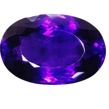 Load image into Gallery viewer, Loose Oval Amethyst Gemstone GIL Certified 52.92 Cts.