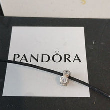Load image into Gallery viewer, Pandora Retired Sterling Silver Lights Spacer with Clear Zirconia - 790226CZ