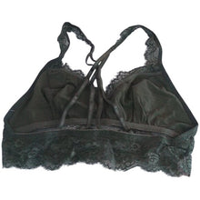 Load image into Gallery viewer, Candie's Juniors Eyelash Lace Bralette, Palm Olive, X-Large
