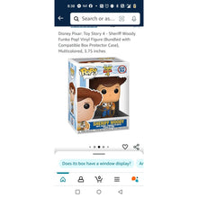 Load image into Gallery viewer, Funko Pop! Vinyl: Pixar Toy Story Sheriff Woody #522 In Pop Protector