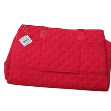 Load image into Gallery viewer, Vera Bradley Triple Compartment Travel Bag, Canyon Sunset Red
