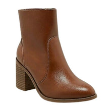 Load image into Gallery viewer, Universal Thread Cognac Cleo Ankle Boots, Size 10