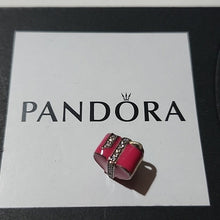 Load image into Gallery viewer, Pandora Retired Sterling Silver Gift of Love Heart Charm 792047cz