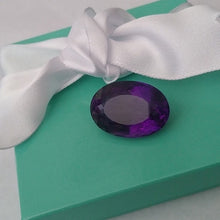 Load image into Gallery viewer, Loose Oval Amethyst Gemstone GIL Certified 52.92 Cts.