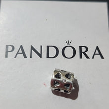Load image into Gallery viewer, Pandora Sterling Silver Tunnel of Love Bead with Clear Zirconia - 790275cz