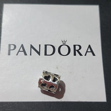 Load image into Gallery viewer, Pandora Sterling Silver Tunnel of Love Bead with Clear Zirconia - 790275cz