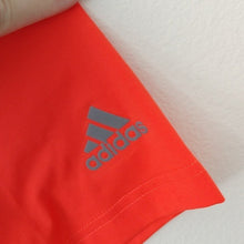 Load image into Gallery viewer, Adidas Neon Orange Polo Shirt Classic Design, Size XL