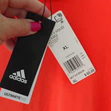 Load image into Gallery viewer, Adidas Neon Orange Polo Shirt Classic Design, Size XL