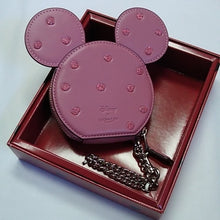 Load image into Gallery viewer, Coach 37539B x Disney Boxed Minnie Mouse Coin Case, SV/Rose