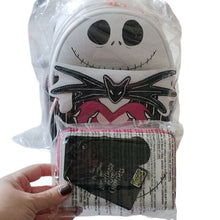 Load image into Gallery viewer, Loungefly Nightmare Before Christmas Val-o-Ween Jack Mini Backpack & Wallet Set