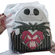 Load image into Gallery viewer, Loungefly Nightmare Before Christmas Val-o-Ween Jack Mini Backpack & Wallet Set
