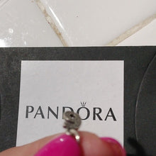 Load image into Gallery viewer, Pandora Retired Sterling Silver Number Six Dangle with Clear Zirconia - 791344CZ
