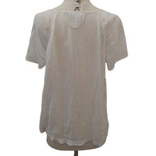 Load image into Gallery viewer, Liz Claiborne Blue/White Design Blouse Top, Size Large