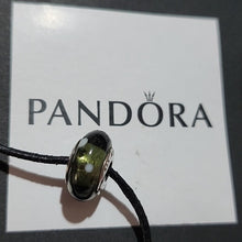 Load image into Gallery viewer, Pandora Black and White Polka Dot Charm 790603