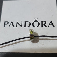 Load image into Gallery viewer, Pandora Retired Sterling Silver Green Zirconia Trinity Spacer - 790368GCZ