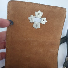 Load image into Gallery viewer, Patricia Nash P815133 Tooled Turquoise Leather Canicella Crossbody Purse…