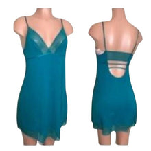 Load image into Gallery viewer, Victoria's Secret Sexy Emerald Modal Nightgown, Size Medium