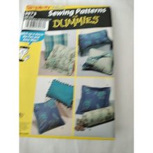 Load image into Gallery viewer, Simplicity Pattern 9873 Pillows Sewing Patterns For Dummies 6 Different Uncut