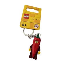 Load image into Gallery viewer, Lego 854234 Chili Pepper Girl Keychain Minifigure, Age 6 -, red