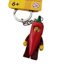 Load image into Gallery viewer, Lego 854234 Chili Pepper Girl Keychain Minifigure, Age 6 -, red