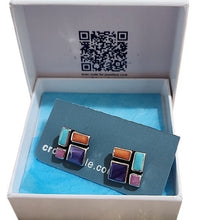 Load image into Gallery viewer, Croi Kinsale Colorful Geometric Earrings By Emilio Sotelo