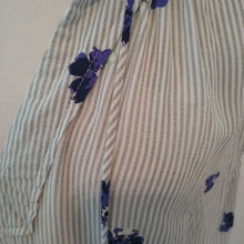 Load image into Gallery viewer, Old Navy Women's Floral Sleeveless Blouse, Olive/White/Purple, Size Large