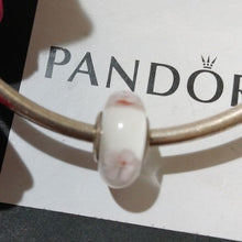 Load image into Gallery viewer, Pandora Cherry Blossom Murano Charm Sterling Silver Glass Bead ALE - 790947