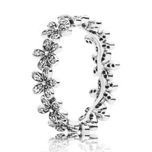 Load image into Gallery viewer, Pandora Sterling Silver Dazzling Daisy Meadow Stackable Ring w/ Clear Zirconia