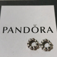 Load image into Gallery viewer, Pandora Sterling Silver Bow Spacer Charms Set of 2, 790303