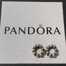 Load image into Gallery viewer, Pandora Sterling Silver Bow Spacer Charms Set of 2, 790303