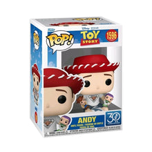 Load image into Gallery viewer, Funko Pop Toy Story 30th Anniversary Set: Andy, Alien , Sid & Al w/Protectors