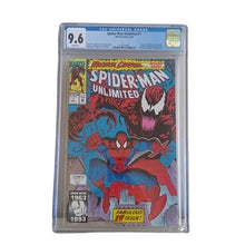 Load image into Gallery viewer, Marvel Comics Spider-Man Unlimited #1 5/93 CGC Graded 9.6 Maximum Carnag…