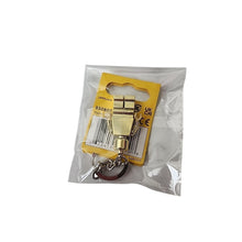 Load image into Gallery viewer, LEGO Classic Limited Edition Mini Figure Keychain #852688 Golden Minifigure