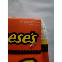Load image into Gallery viewer, Reeses King Of The Cups Novelty Crew Socks Size 6-12 Mens, 2 Pair
